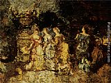 Adolphe Monticelli Fete Galante painting